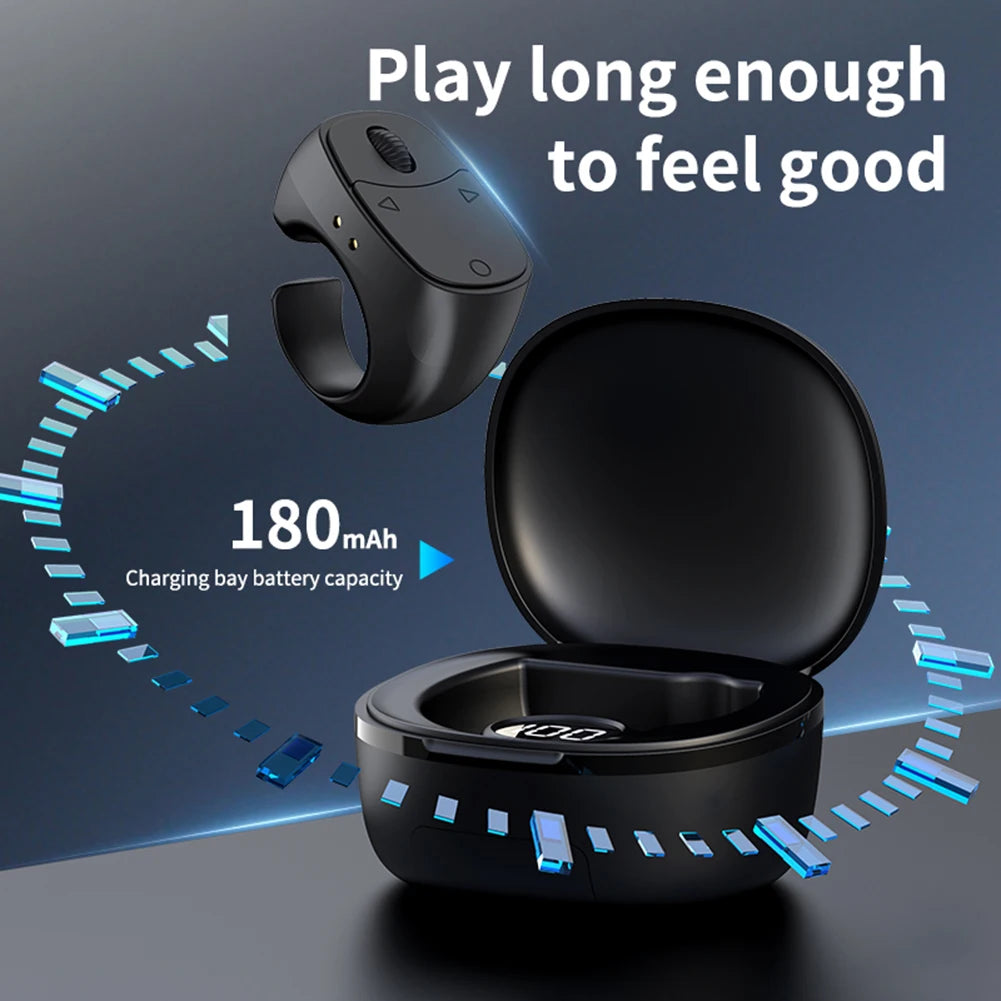 LIMITED TIME 50% OFF – 2026 Bluetooth Fingertip Remote (50M Range) | Hands-Free Scrolling, Selfie & Video Control Anywhere