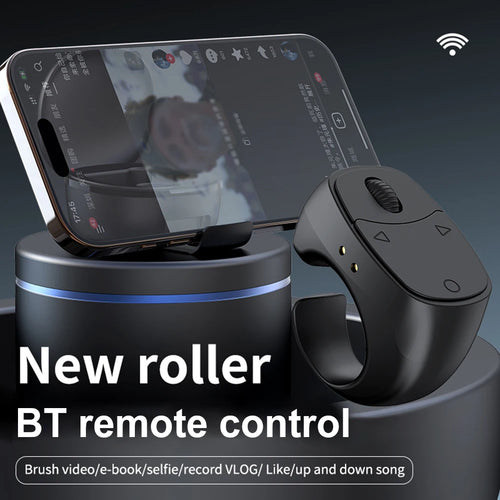LIMITED TIME 50% OFF – 2026 Bluetooth Fingertip Remote (50M Range) | Hands-Free Scrolling, Selfie & Video Control Anywhere