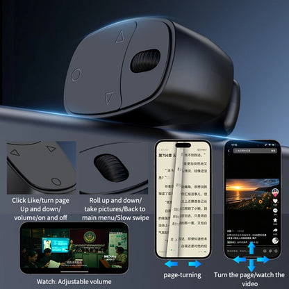 LIMITED TIME 50% OFF – 2026 Bluetooth Fingertip Remote (50M Range) | Hands-Free Scrolling, Selfie & Video Control Anywhere