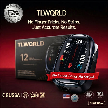 🔥 Final 2 Hours: Only Limited Stock Left  🏆 TLWQRLD™ Non-Invasive Blood Glucose Meter 99.9% Accuracy (Mayo Clinic Recommended)
