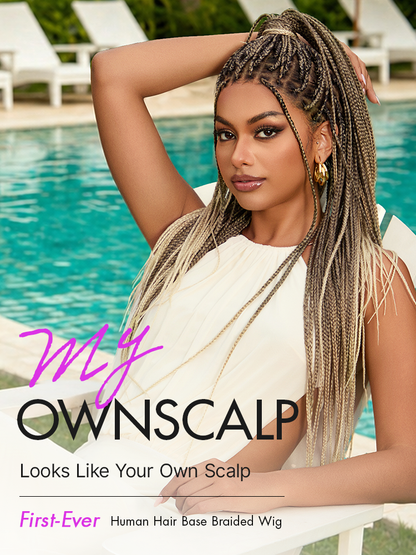 🔥Last Day: 58% Off🔥 Salon Braids HD Lace Knotless Wig ✨