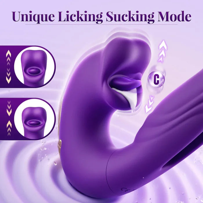 🎀Unleash 2026’s Ultimate Pleasure 🎀G-Spot Vibrator Female Sex Toy, featuring 7 slapping vibration modes and 5 licking/sucking modes🎀