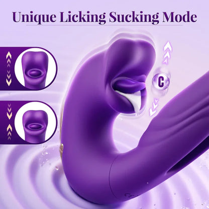 🎀Unleash 2026’s Ultimate Pleasure 🎀G-Spot Vibrator Female Sex Toy, featuring 7 slapping vibration modes and 5 licking/sucking modes🎀