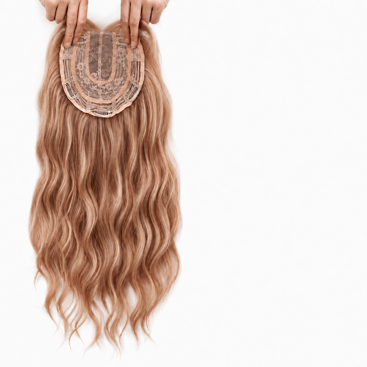 ⚡ Final Hours –🌷2026 New Lightweight & Breathable Wavy Hair Topper