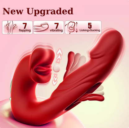 🎀Unleash 2026’s Ultimate Pleasure 🎀G-Spot Vibrator Female Sex Toy, featuring 7 slapping vibration modes and 5 licking/sucking modes🎀