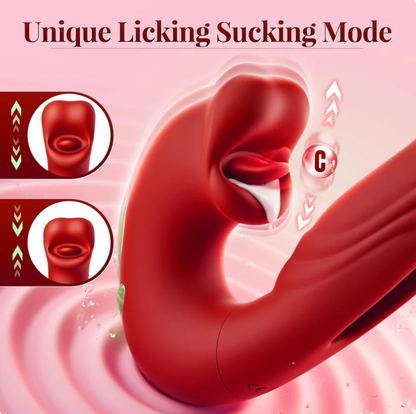 🎀Unleash 2026’s Ultimate Pleasure 🎀G-Spot Vibrator Female Sex Toy, featuring 7 slapping vibration modes and 5 licking/sucking modes🎀